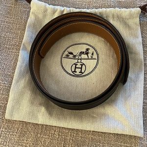 Hermes Constance Belt Buckle and Leather Strap